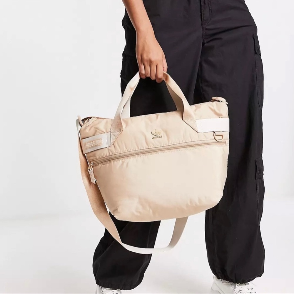 Adidas Originals Puffer Tote in Magic Beige - Picture 4 of 9